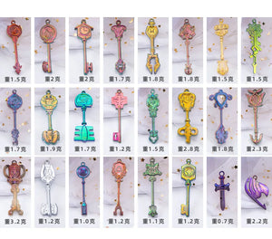 Silicone Flower Resin Mold for DIY Key Pendant