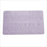 Silicone Flower Resin Decorative Craft DIY Key Pendant Mold