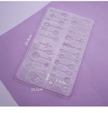 Silicone Flower Resin Mold for DIY Key Pendant
