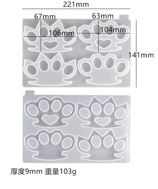Silicone Mould Flower finger cots Mold for Resin Decorative Craft DIY