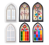 Silicone Mould Resin Church window storage box Mold