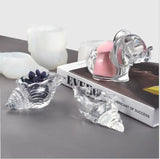Elephant Silicone Mold Resin Decorative Craft DIY Beauty Storage Box Mold