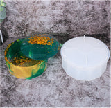 Silicone Mould Resin Craft Large Round Storage Box Mold