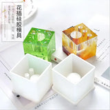 Silicone Mould Resin Craft DIY Pen Holder Mold Flower Insert Epoxy Resin Jewelry
