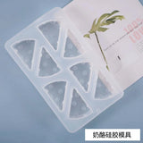 Silicone Mould Resin Craft DIY Triangle Cheese Mold