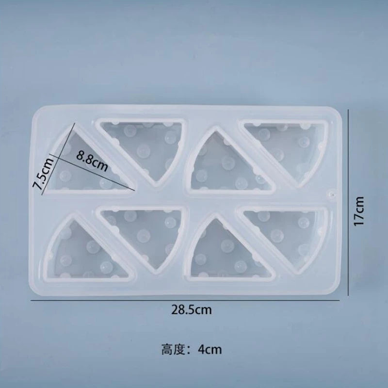 Silicone Mould Resin Craft DIY Triangle Cheese Mold
