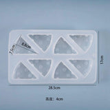 Silicone Mould Resin Craft DIY Triangle Cheese Mold
