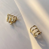 925 Silver Zircon Stud Earrings Women Wedding Party Jewelry