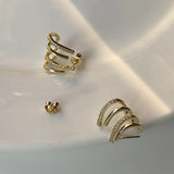 925 Silver Zircon Stud Earrings Women Wedding Party Jewelry