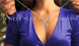 Personalized Projection Necklace Pendant - Romantic U-Shaped Jewelry