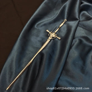 Punk Metal Sword Hairpin Chinese Hair Sticks for Women