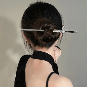 Punk Metal Sword Hairpin Chinese Hair Sticks for Women