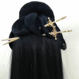 Punk Metal Sword Hairpin Chinese Hair Sticks for Women