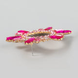 Rhinestone Flower Dangling Earring for Women Dinner Wedding