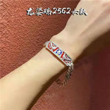 Thai Buddha Long Porui Women's Bracelet 2557 Rooster Auspicious Gift