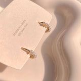 14K Gold-Plated Pearl Hoop Earrings for Women - Birthday Gift