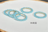 20pcs round crystal copper alloy pendants for DIY jewelry