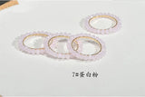 20pcs round crystal copper alloy pendants for DIY jewelry
