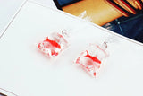 30pcs Resin Water Bag Earring Charms DIY Jewelry Pendants