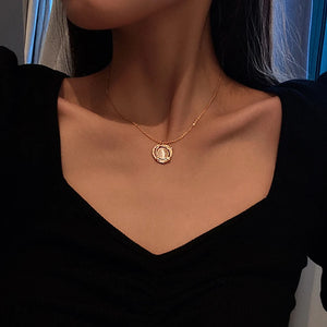 316SS Plated 14K Real Opal Pendant Necklace Zircon