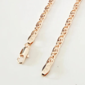 Rose Copper Wide Cuff Bracelet 585 Jewelry Long Bracelet