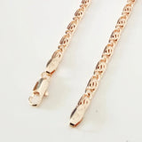 Rose Copper Wide Cuff Bracelet 585 Jewelry Long Bracelet