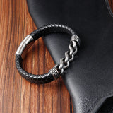 Classic Stainless Steel Multilayer Bracelet for Men