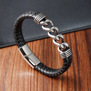 Classic Stainless Steel Multilayer Bracelet for Men