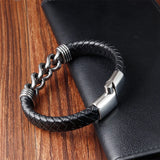 Classic Stainless Steel Multilayer Bracelet for Men