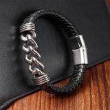 Classic Stainless Steel Multilayer Bracelet for Men