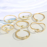 Copper Women Bangles Plating Snake Shape Cuff Bracelets Size Animal Bangles