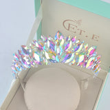 Baroque Crystal Wedding Hair Accessories Bridal Tiara Crown Bride Headband