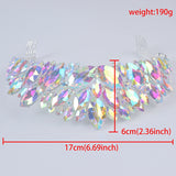Baroque Crystal Wedding Hair Accessories Bridal Tiara Crown Bride Headband