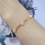 Cuban Chain Bracelet for Women Zircon Chains Accessory Jewelry