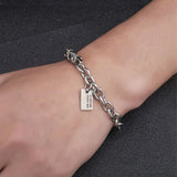Cuban Chain Men Bracelet Stainless Steel Charm Chain Bracelets