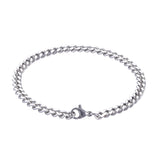 Cuban Chain Stainless Steel Bracelet for Men & Women Party Jewelry