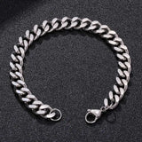 Cuban Chain Stainless Steel Bracelet for Men & Women Party Jewelry