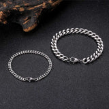 Cuban Chain Stainless Steel Bracelet for Men & Women Party Jewelry