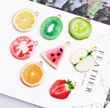 DIY Fruit Floating Pendant Charm Craft for Bracelet
