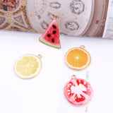 DIY Fruit Floating Pendant Charm Craft for Bracelet