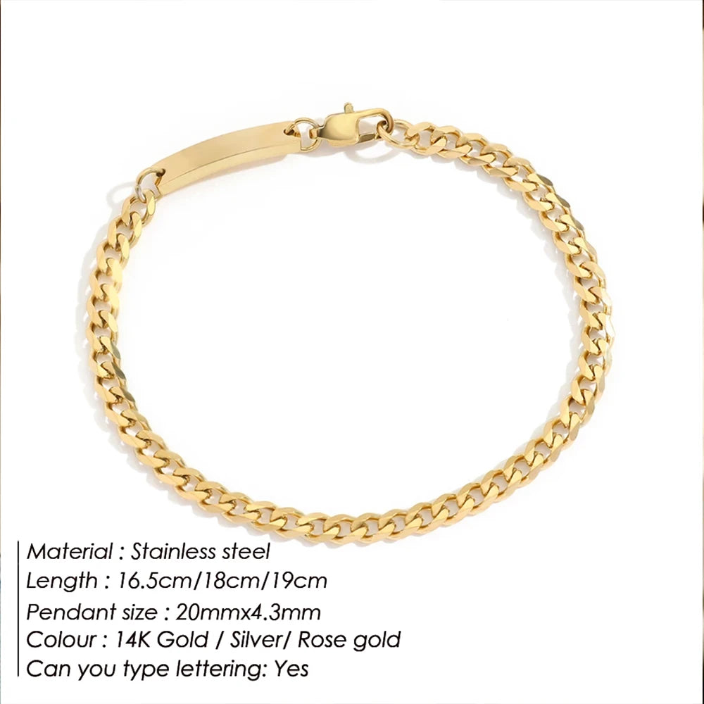 Cuban Chain Bracelet for Women