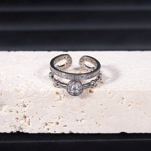 Geometric Wedding Ring for Women - Bohemian Beach Jewelry Gift