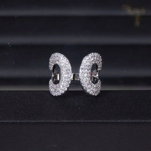 Geometric Wedding Ring for Women Cubic Zircon Beads Charm Bohemian Beach Jewelry