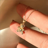 Bear Necklace Pendant Clavicle Chain Women Fine Jewelry