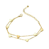Stainless Steel Hearts Charms Bracelets for Women