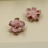 Fabric Flowers Hair Jewelry DIY Floral Patch Sticker Craft