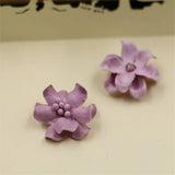 Fabric Flowers Hair Jewelry DIY Floral Patch Sticker Craft