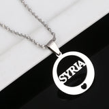 DIY Private Stainless Steel Necklaces Heart Charm Necklace