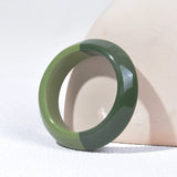 Geometric Circle Acrylic Bangle for Women Wide