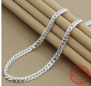 6MM Snake Chain Necklace 925 Sterling Silver